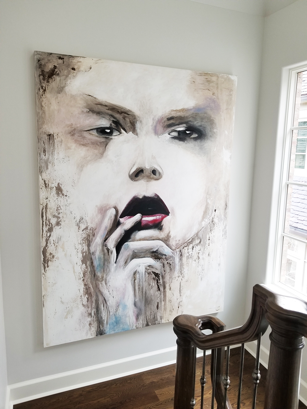 SEDUCTION – ACRYLIC ON CANVAS – 96×72 INCHES – SOLD
