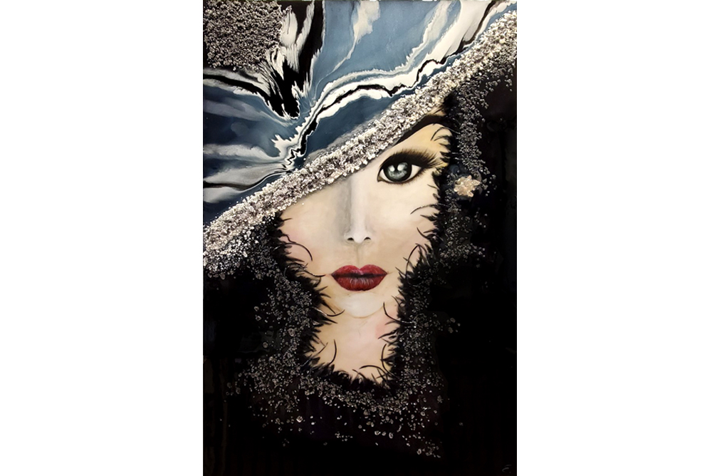Ice Queen – Mixed Media – 72×48 inches